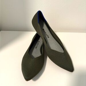 Rothy’s The Point Flats in Cypress/Green, Size: 8